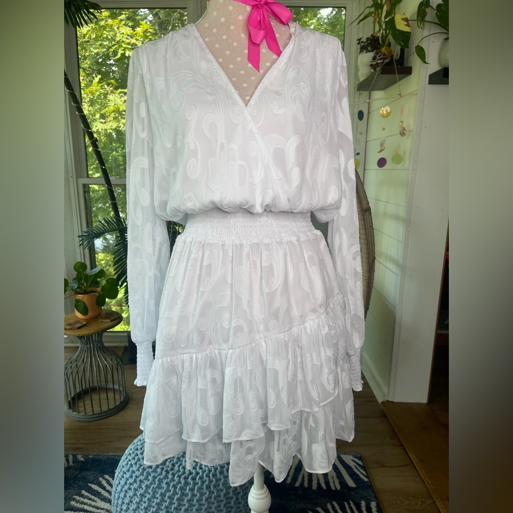 Lilly Pulitzer White Long Sleeve Dress